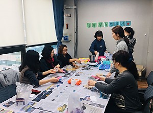 동아리 모임 '향초&비누만들기' 12월 활동사진