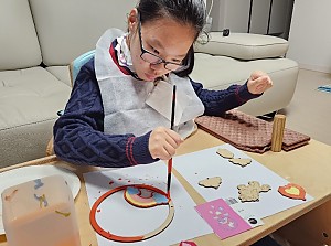 2022년 성인뇌병변 장애인 1:1 방문미술치료 '내가그린세상' 10월 활동